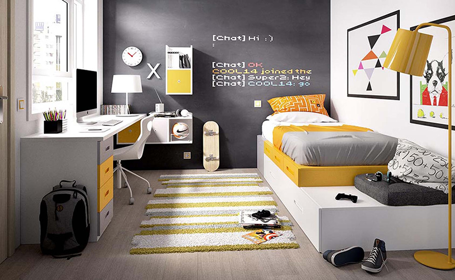 طراحی و دیزاین دکوراسیون اتاق خواب پسرانه